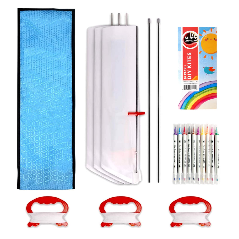 Mint's Colorful Life DIY Kites decorating activities inspire creativity and outdoor play.