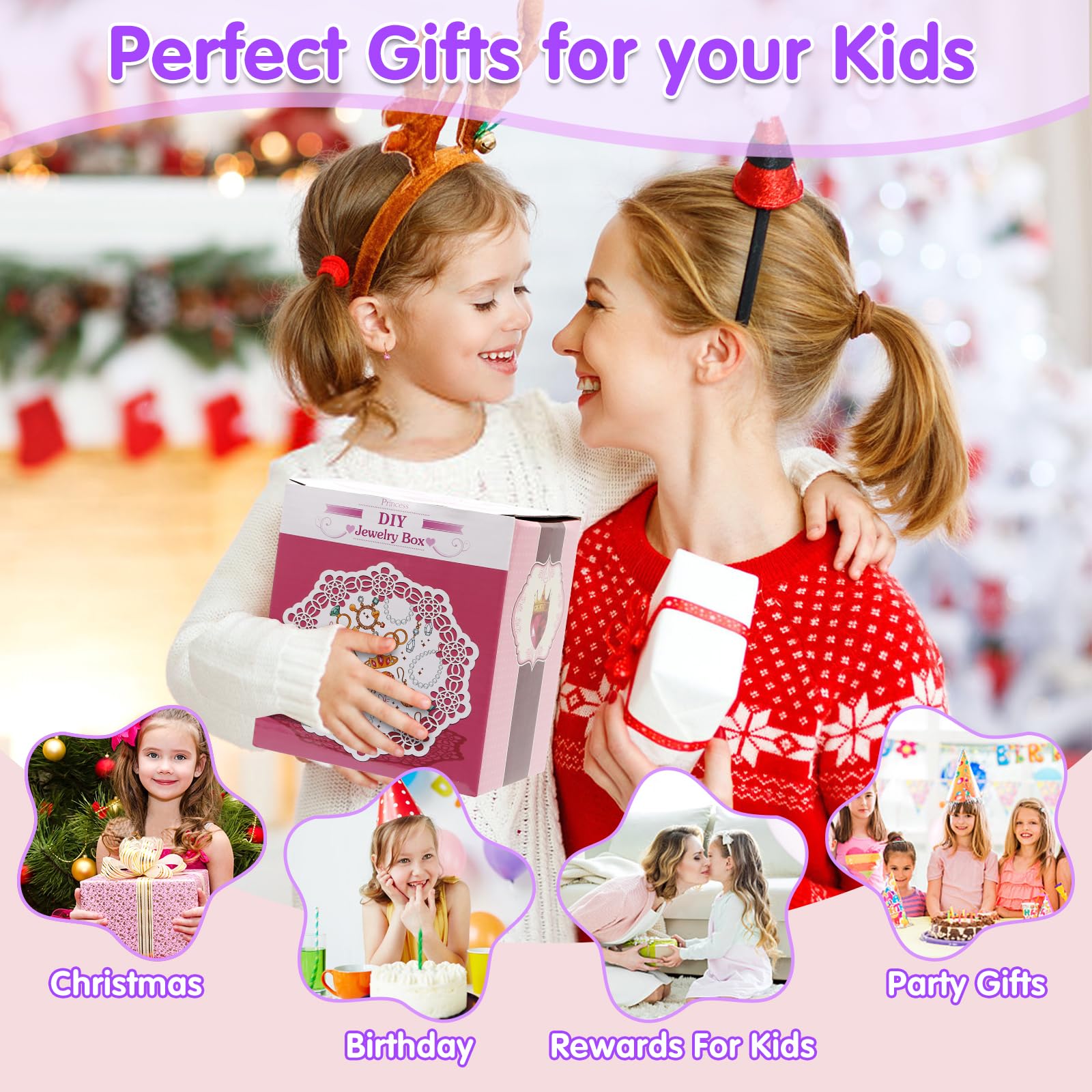 Mioram clip-on earrings are pain-free and easy to wear during dress-up