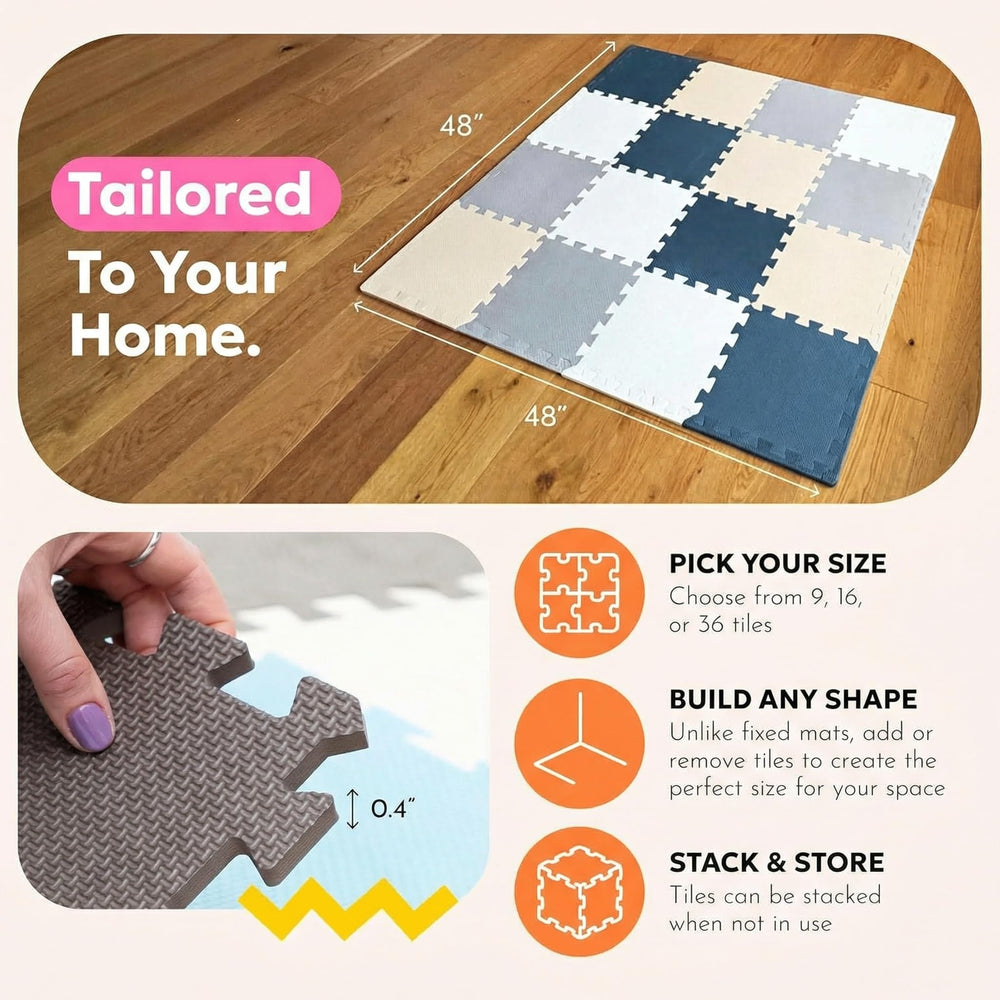 MioTetto 50x50 playpen compatibility expands layout options.