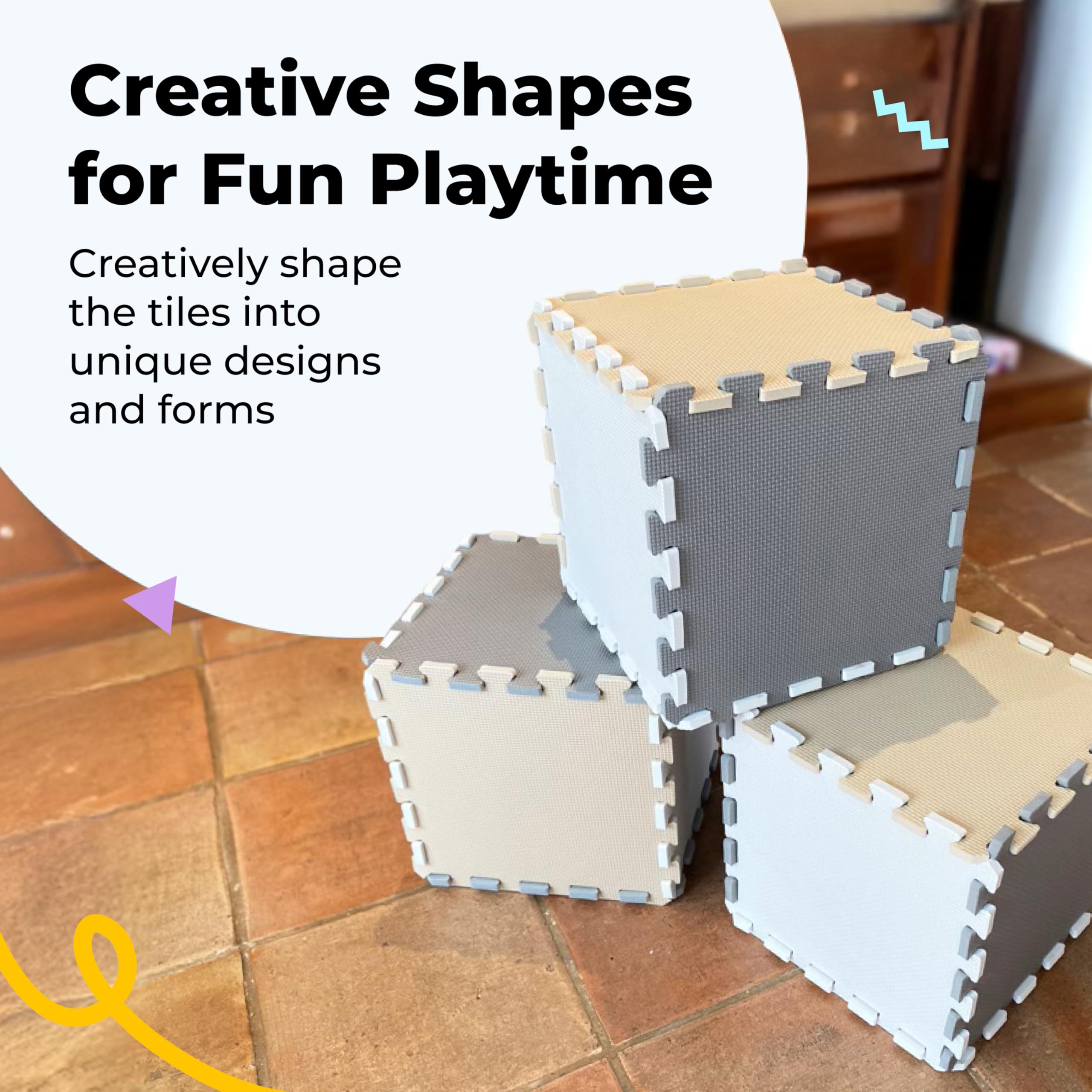 MioTetto 50x50 playpen fit option supports versatile layouts