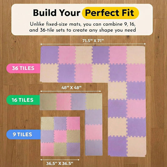 MioTetto anti-slip surface demonstrates secure play area for active babies