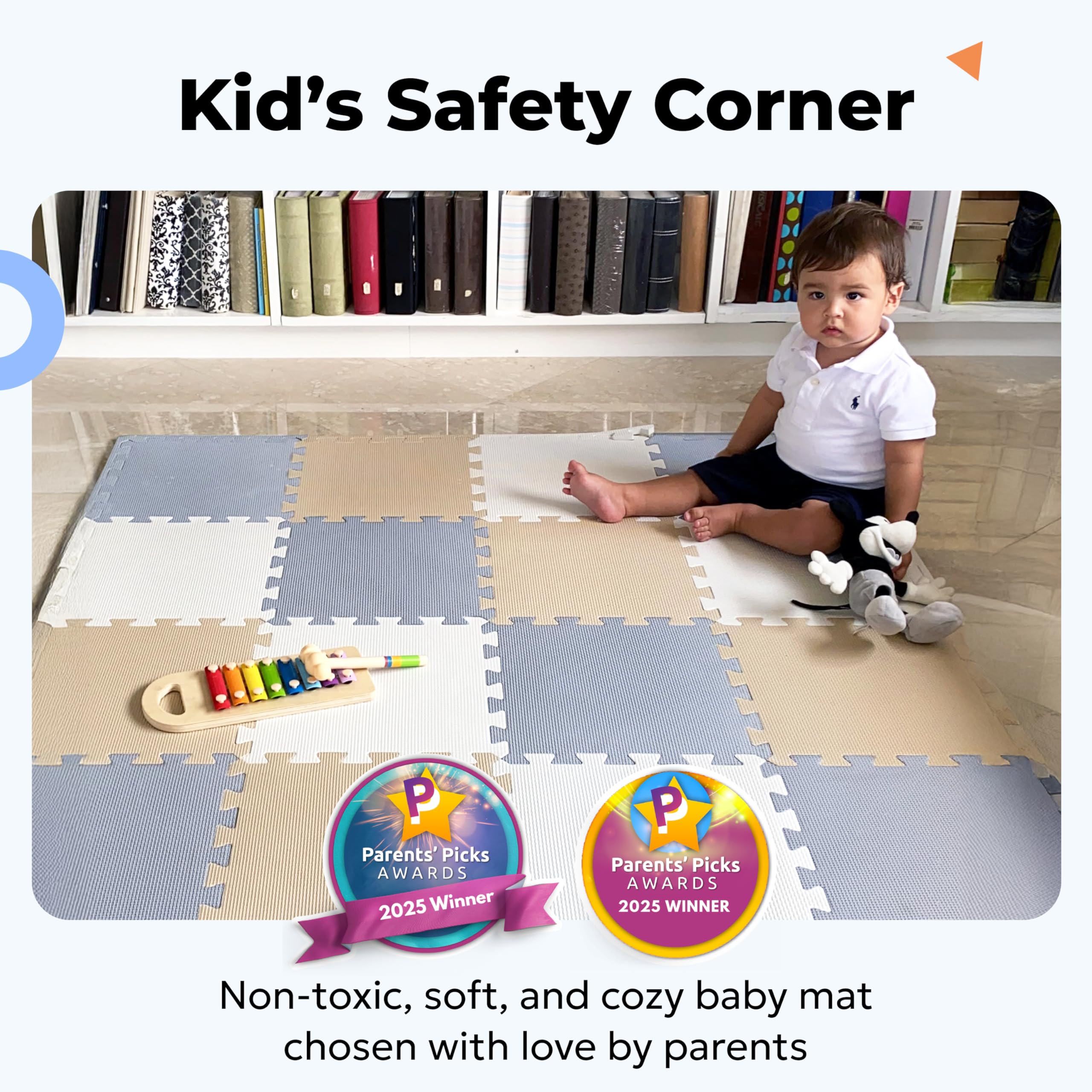 MioTetto border pieces finish the mat with a tidy edge