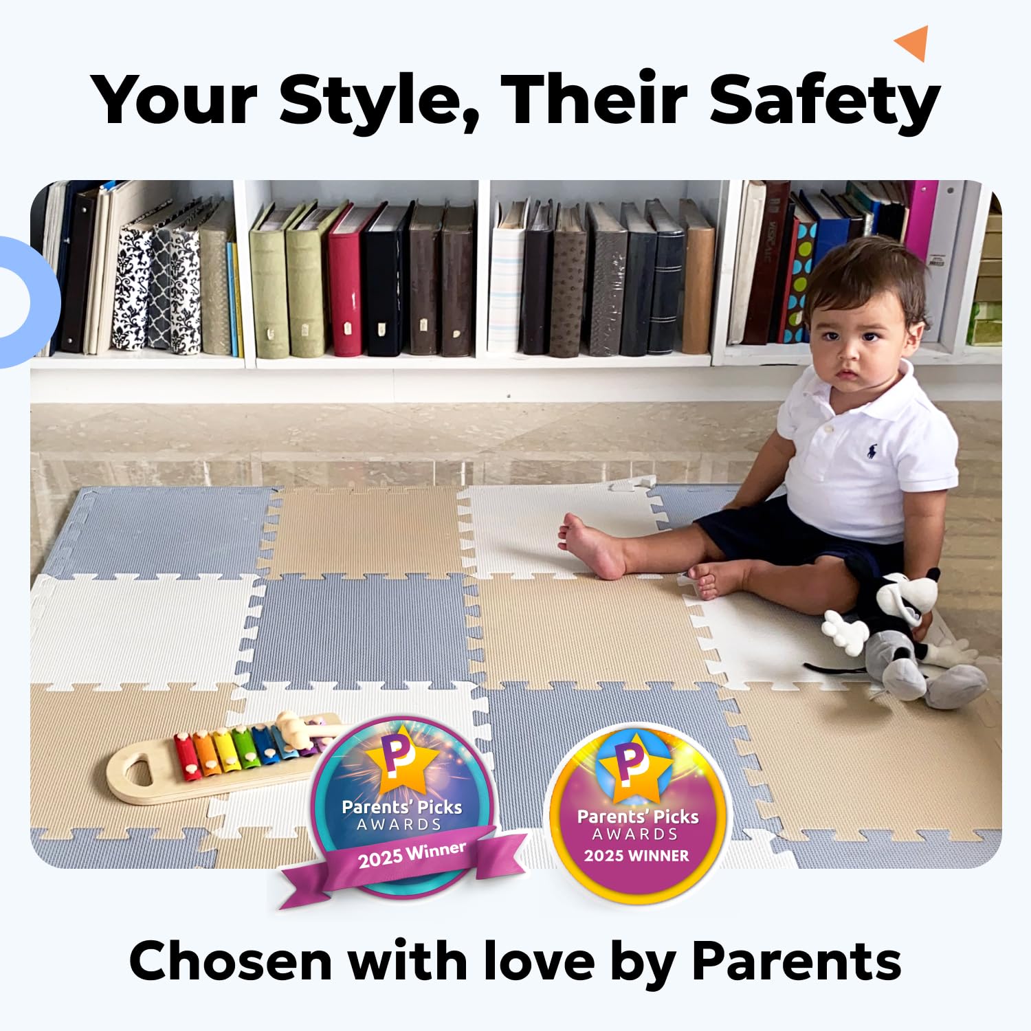 MioTetto wipe-clean surface makes quick cleanup easy after messy play