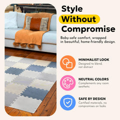 MioTetto high-density EVA foam cushions playtime activities.