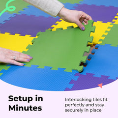 MioTetto soft EVA foam supports gentle cushioning during tummy time.