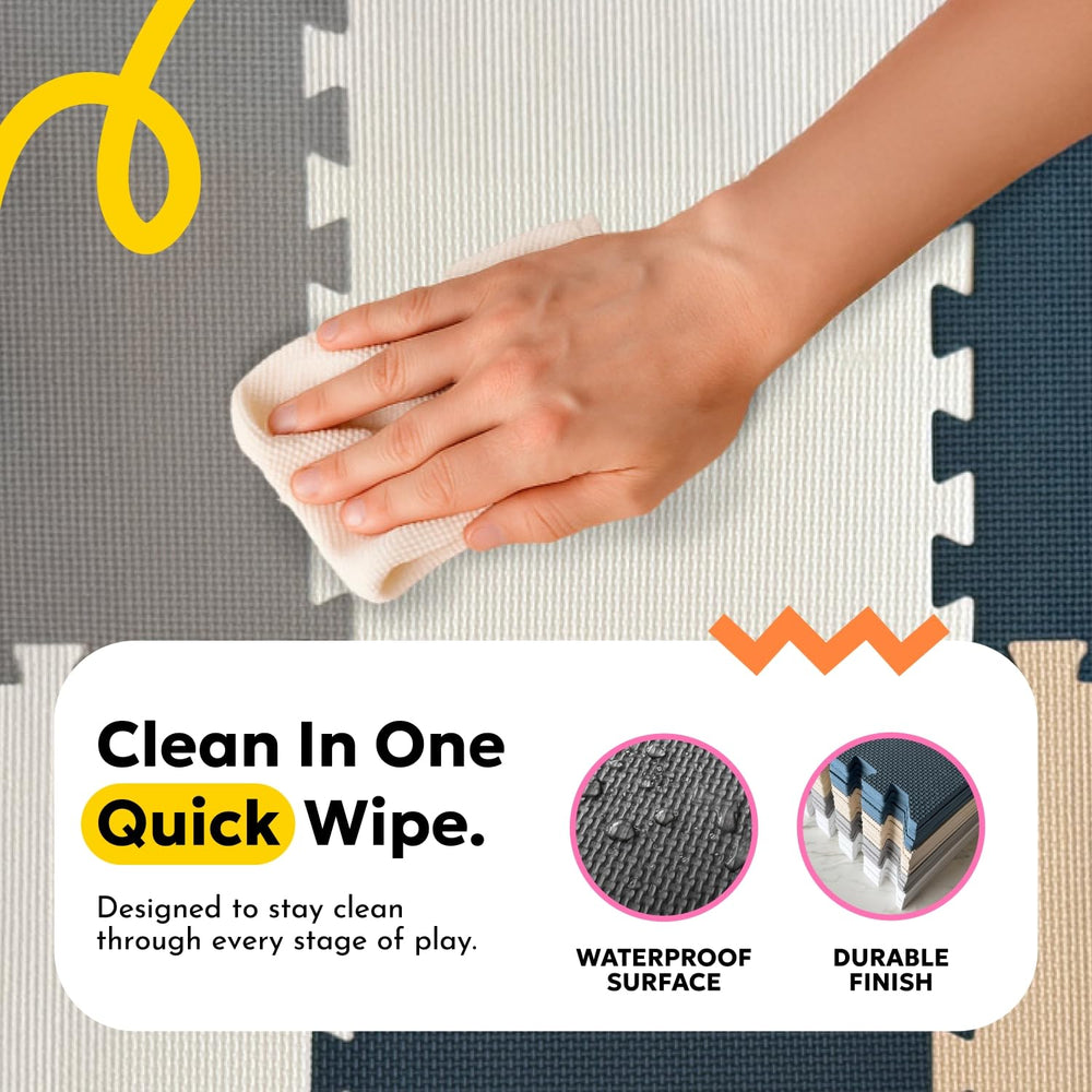 MioTetto waterproof surface keeps spills easy to wipe away.