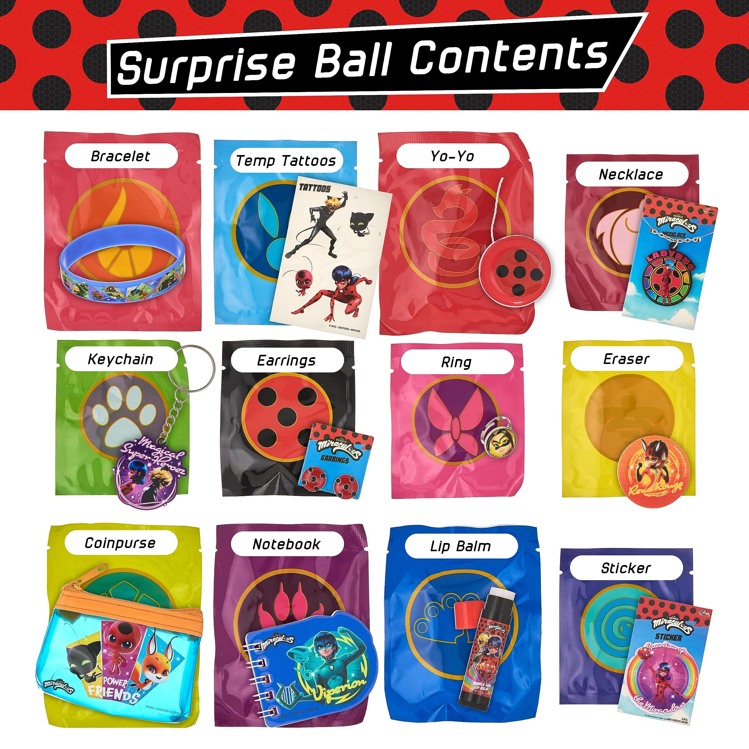 Miraculous carrying case with pouch for on-the-go storage