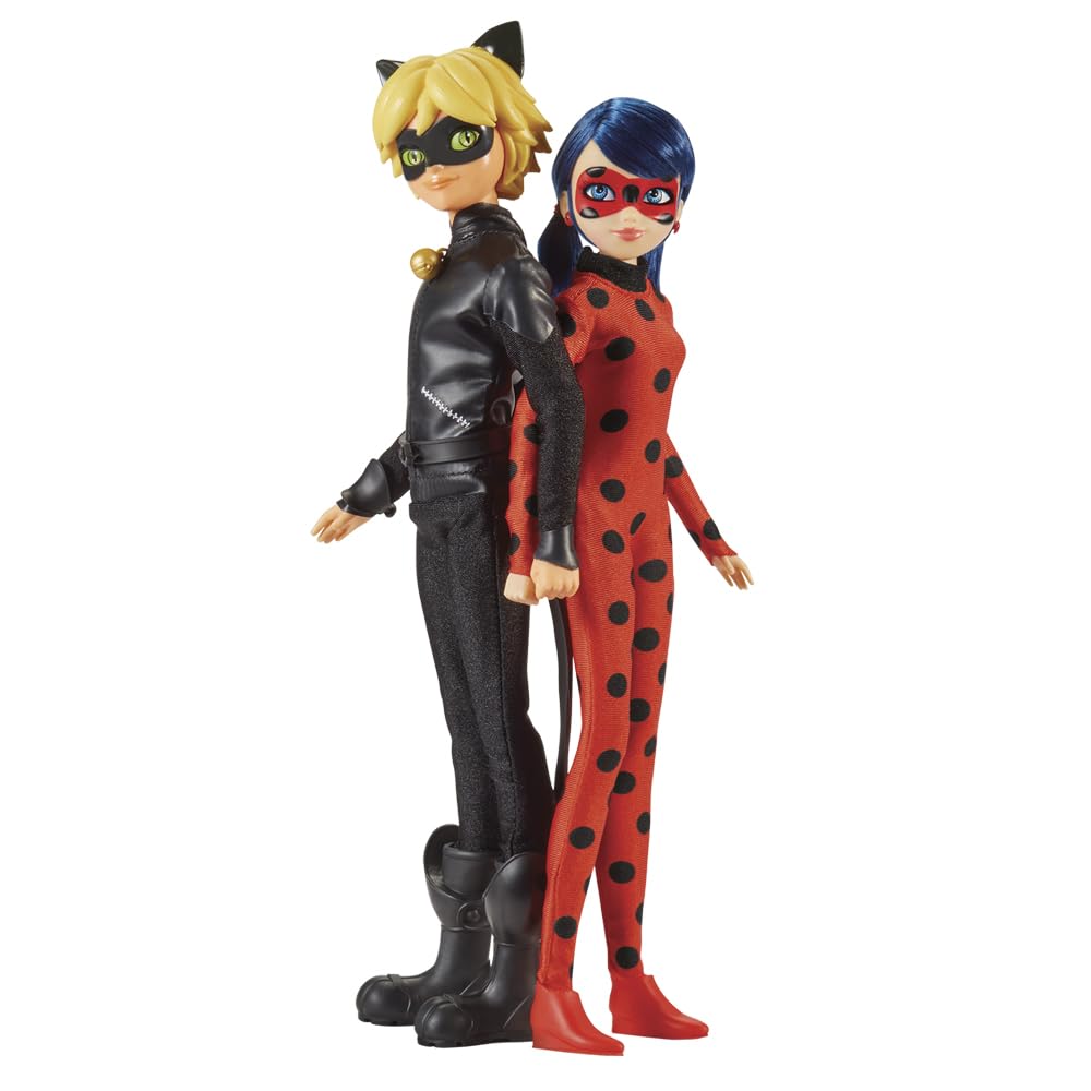 Miraculous detailed superhero suits invite display and pretend missions.
