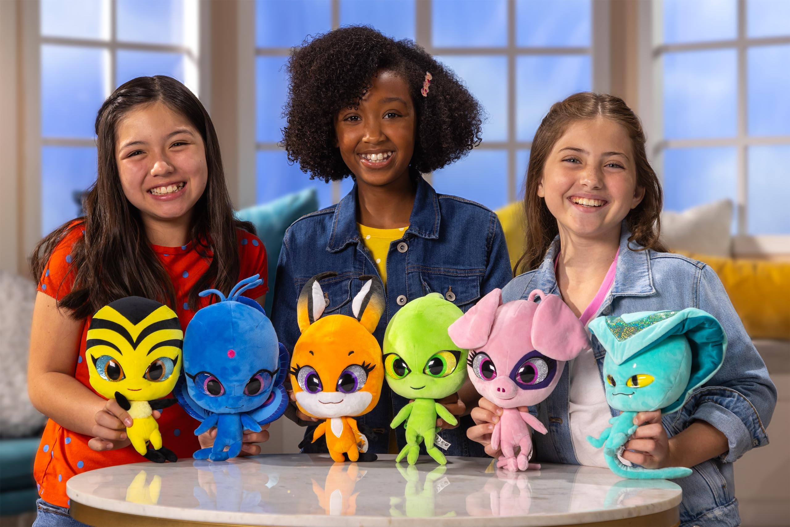 Miraculous plush Duusu with detailed stitching.