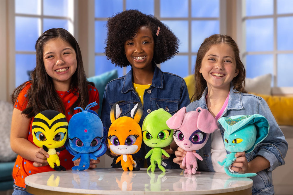 Miraculous plush Duusu with detailed stitching.