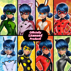 Miraculous hidden hero options include fox, rabbit, or ladybug for variety.