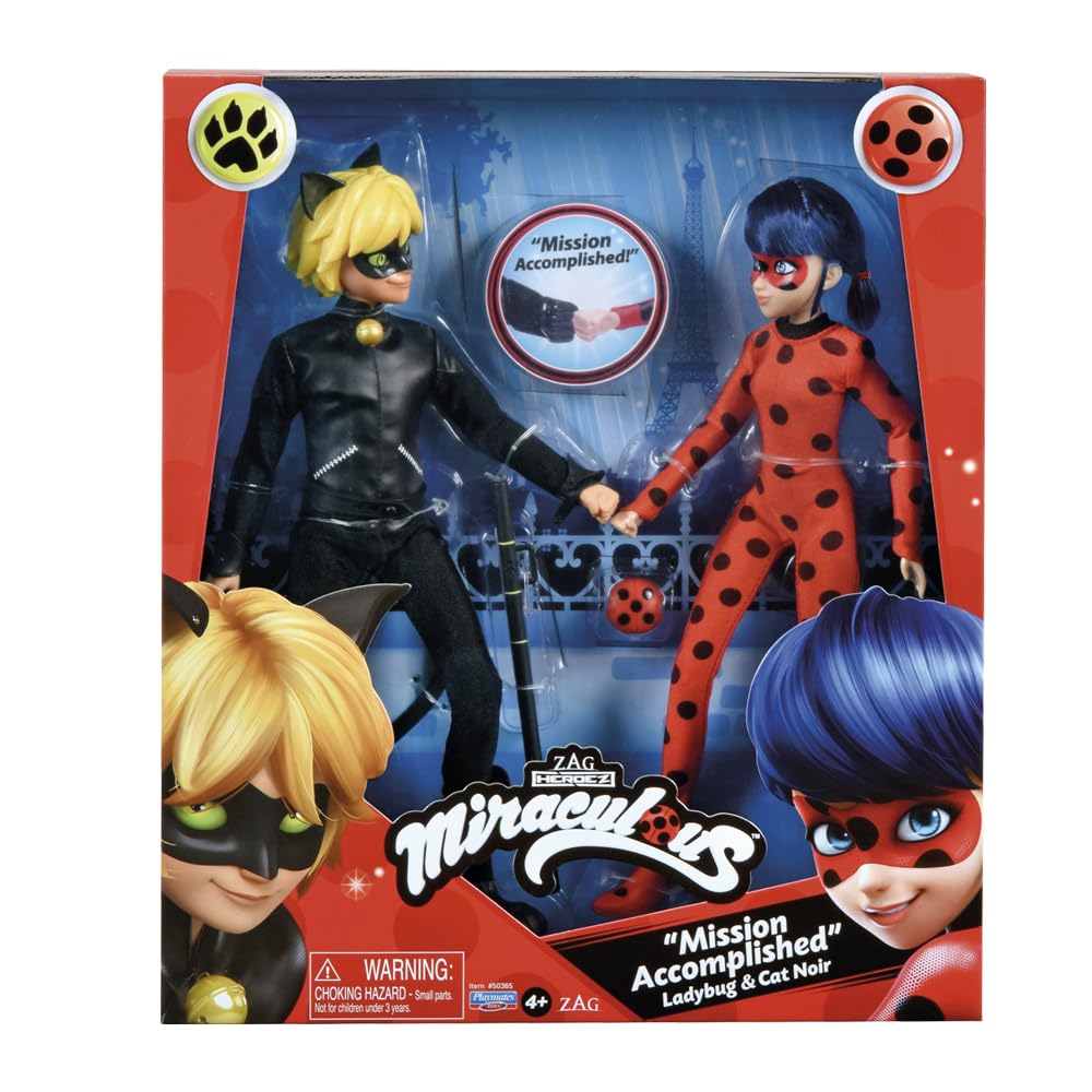 Miraculous Ladybug mission-accomplished doll ready for imaginative hero adventures.