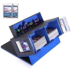 Miroddi MTG deck box with commander display keeps your leader card visible during play