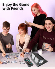 Miroddi deck box is compatible with MTG, Yugioh, and other card games.