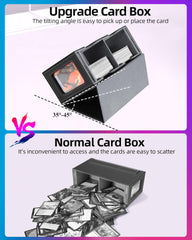 Miroddi deck box includes a built-in dice tray for quick roll-ups.
