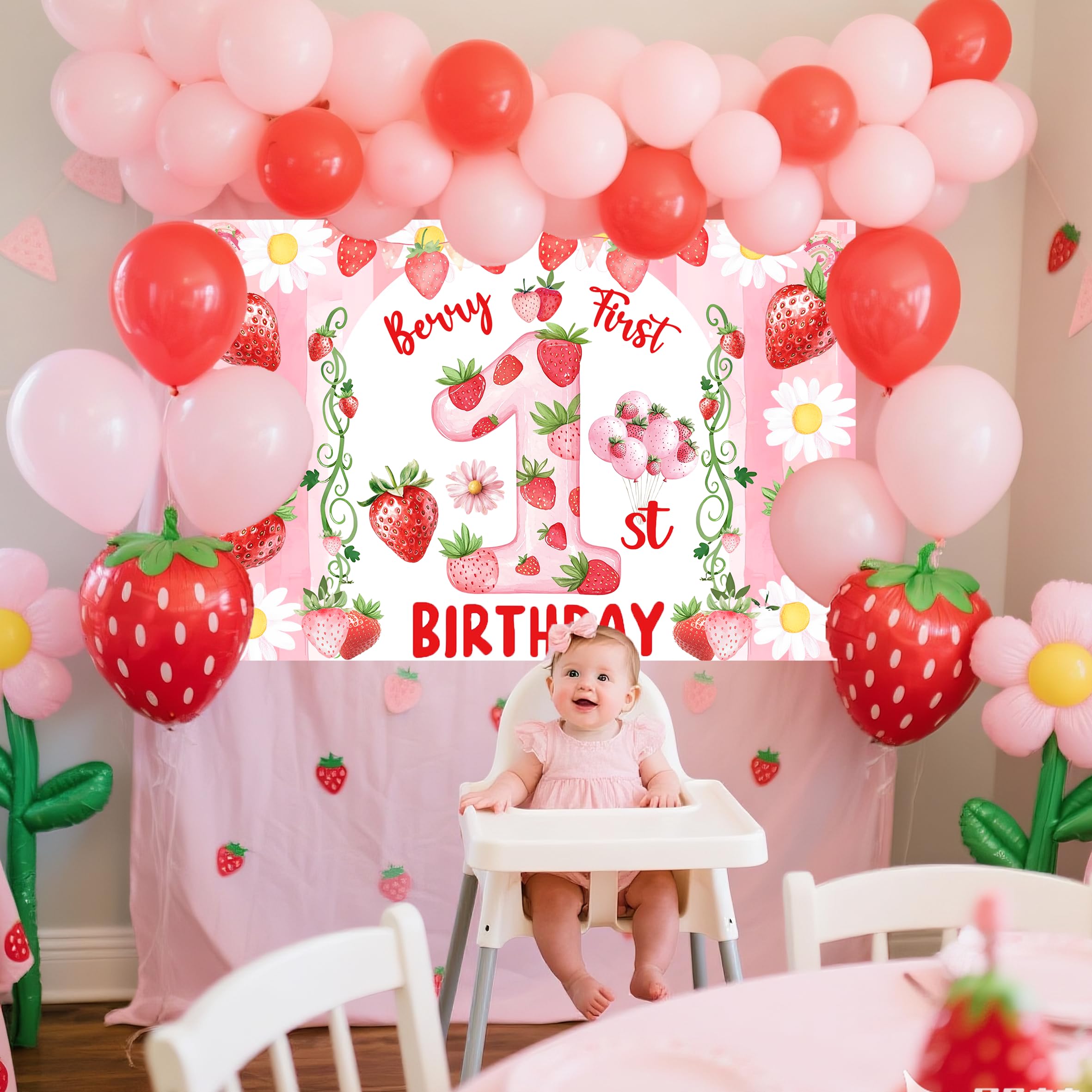 Miruwtog baby shower backdrop in vibrant colors creates a lively party ambiance