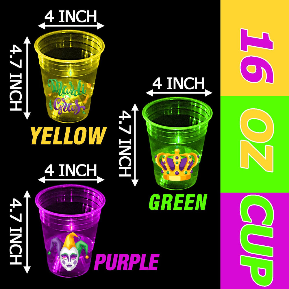 New Orleans style party setup with glowing Mishunyus cups