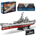 MISINI M6320 USS Missouri overview image showing a detailed battleship replica for adult collectors