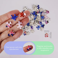 MISITU mini puzzles travel-ready in sturdy container for on-the-go play