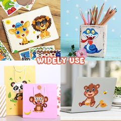 MISS FANTASY face-sticker-book stickers support creative kid activities