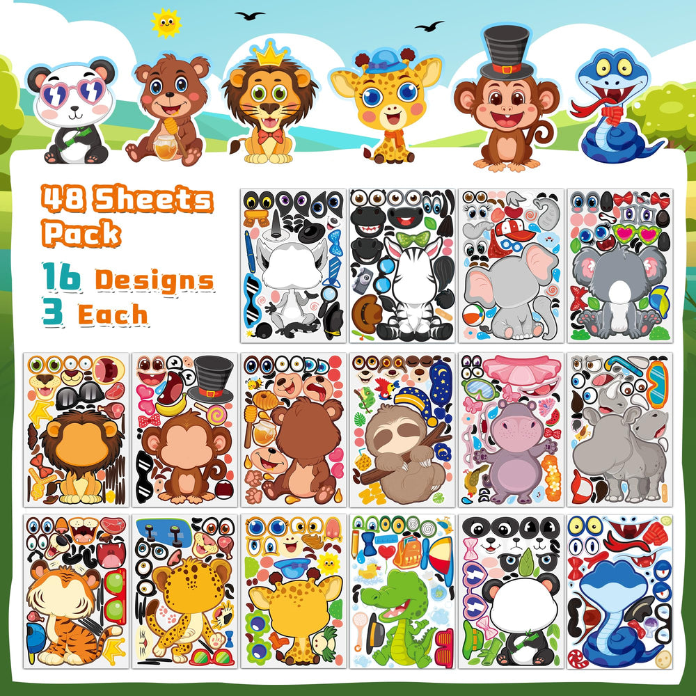 MISS FANTASY koala-zebra stickers decorate notebooks and school supplies