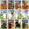 MISS FANTASY horse stickers pack—48 sheets for party favors and crafts