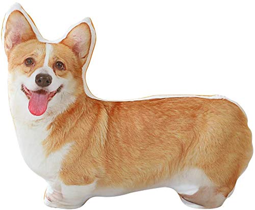 MISS TUTU Corgi plush front view shows cuddly comfort for relaxing evenings