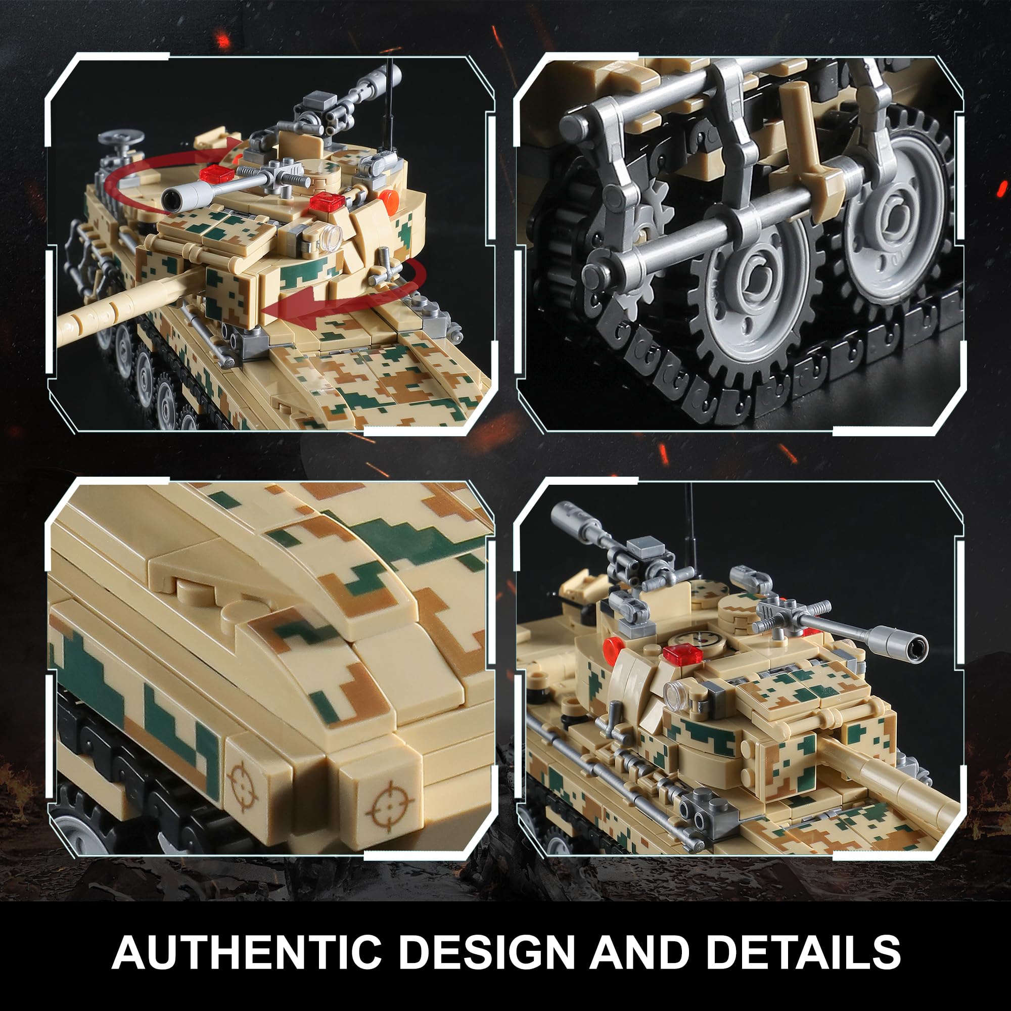 MISTBUY rolling tracks on the main tank enable smooth room-wide play.
