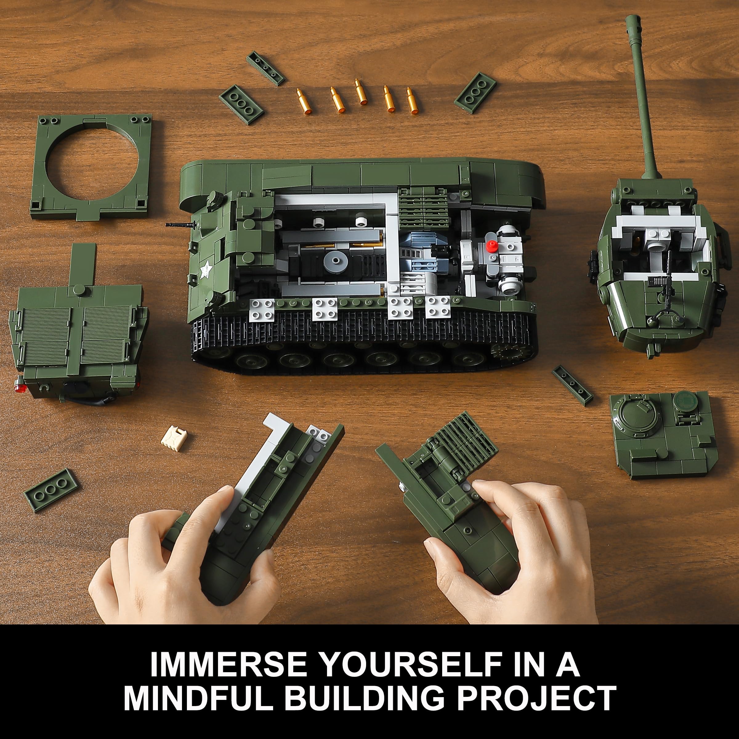 Mistbuy build kit assembly process offers satisfying brick-by-brick progress.