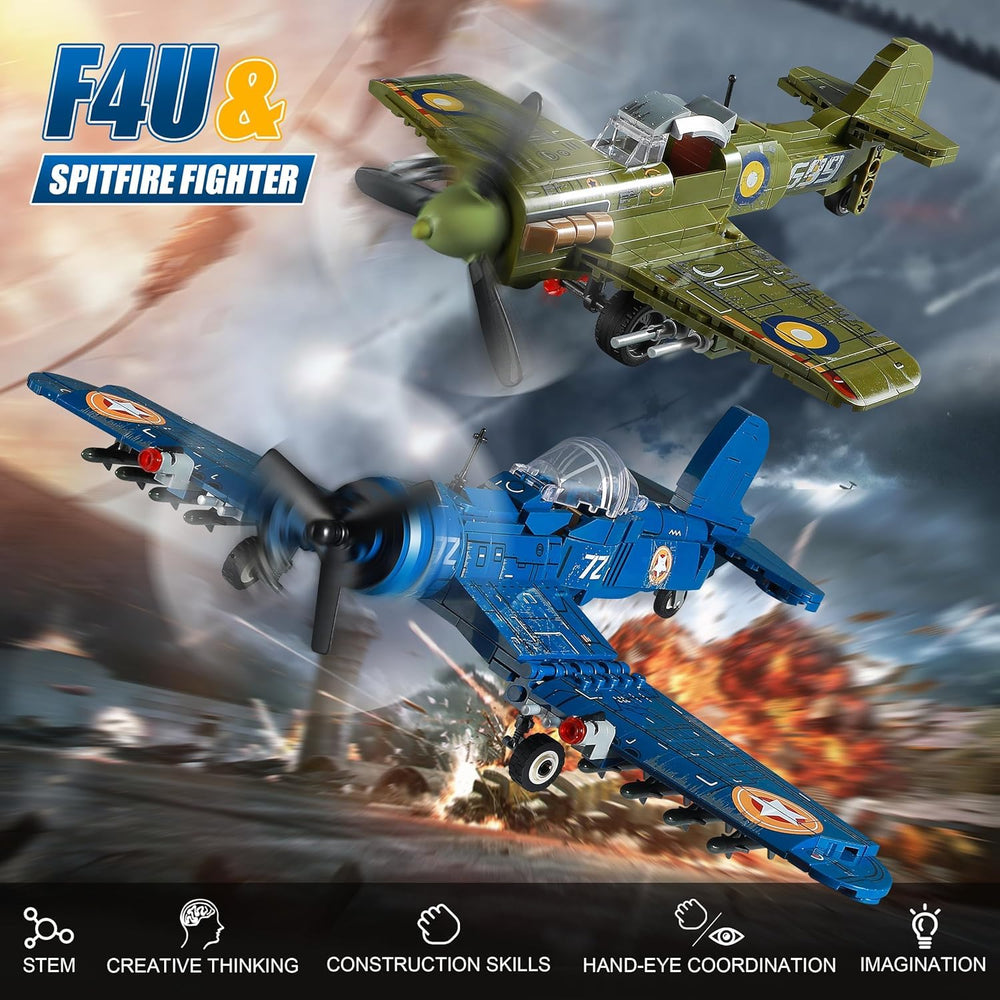 MISTBUY WW2 Spitfire model inviting kids to explore history through building