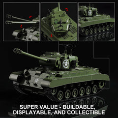 Mistbuy WW2 tank cannon rotation showing 360-degree turret motion.