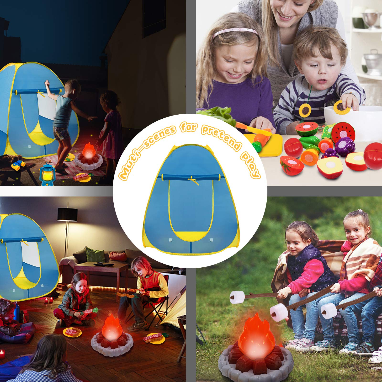 MITCIEN collapsible pop-up tent simplifies setup for quick play spaces.