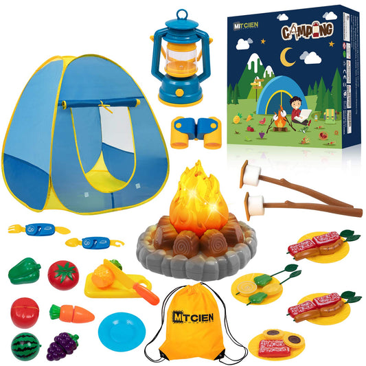MITCIEN kids camping play tent for cozy indoor or outdoor pretend adventures.