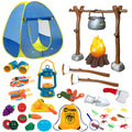 MITCIEN kids camping set campfire with realistic light and sound for imaginative play