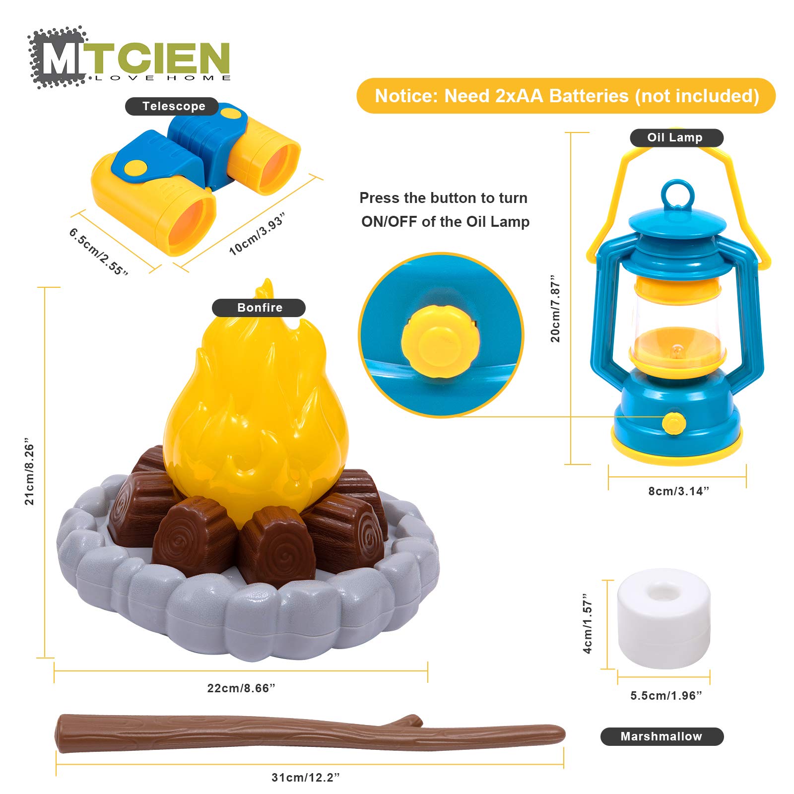 MITCIEN marshmallow toys invite kids to roast and imagine outdoor treats.