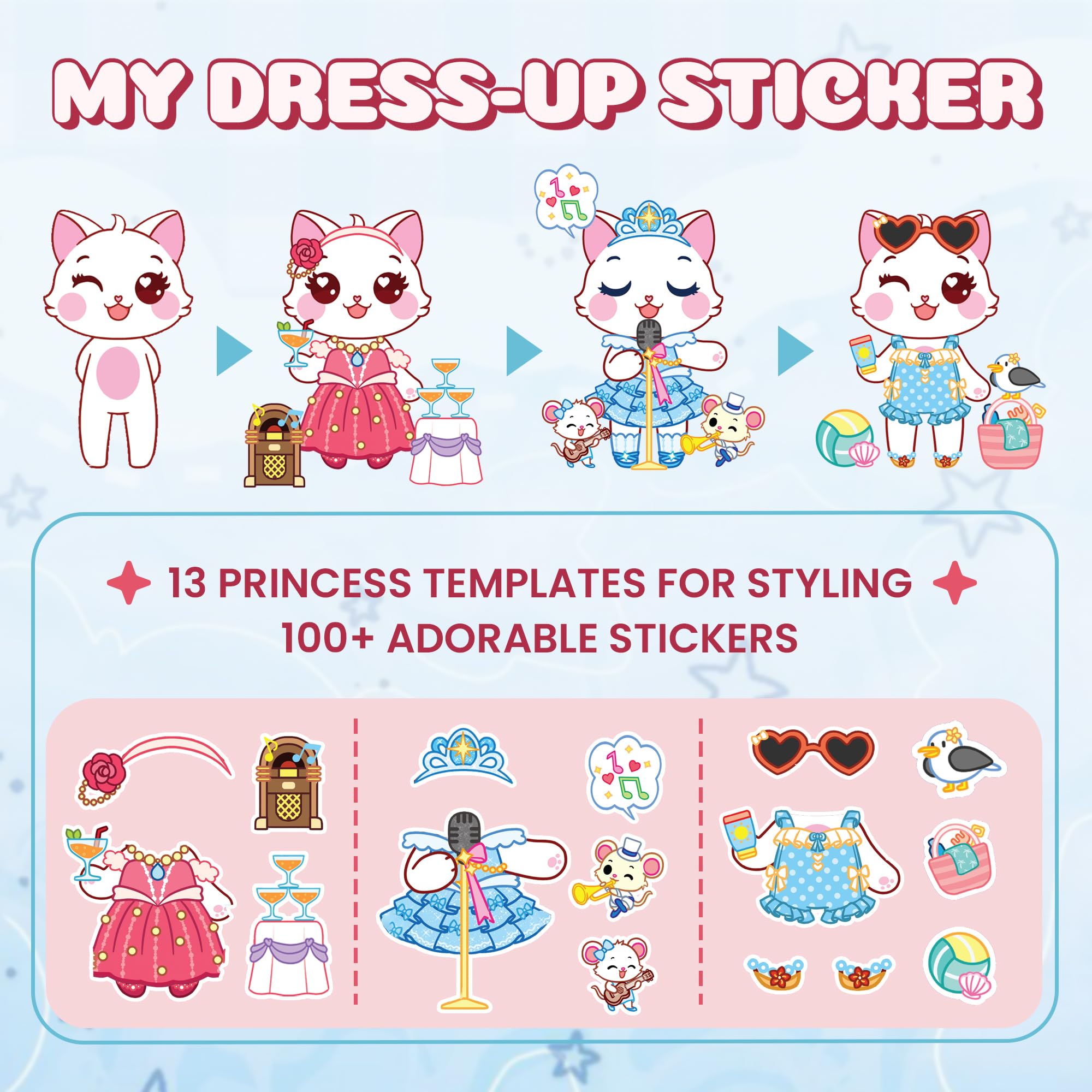 Mito Hapi Princess Catty background scenes spark storytelling and color exploration.