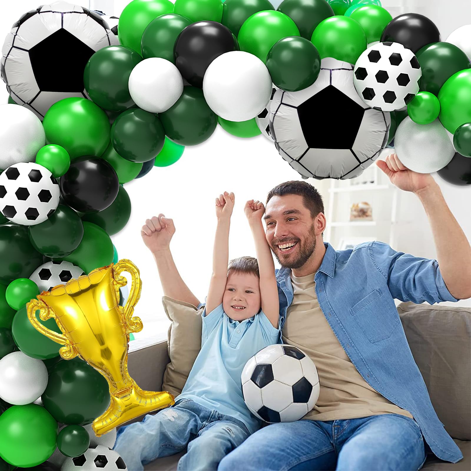 Miucat soccer party scene decoration elevates the party vibe