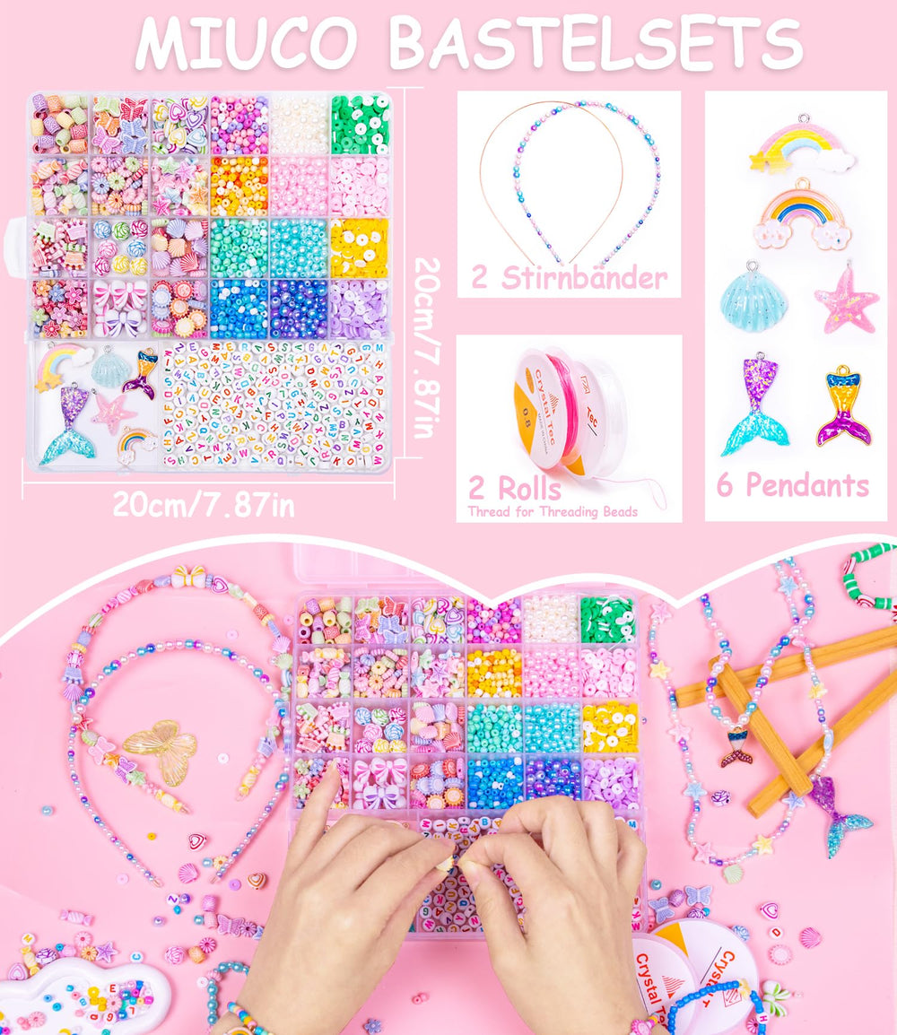MiuCo beads and charms collection for easy DIY necklace making.