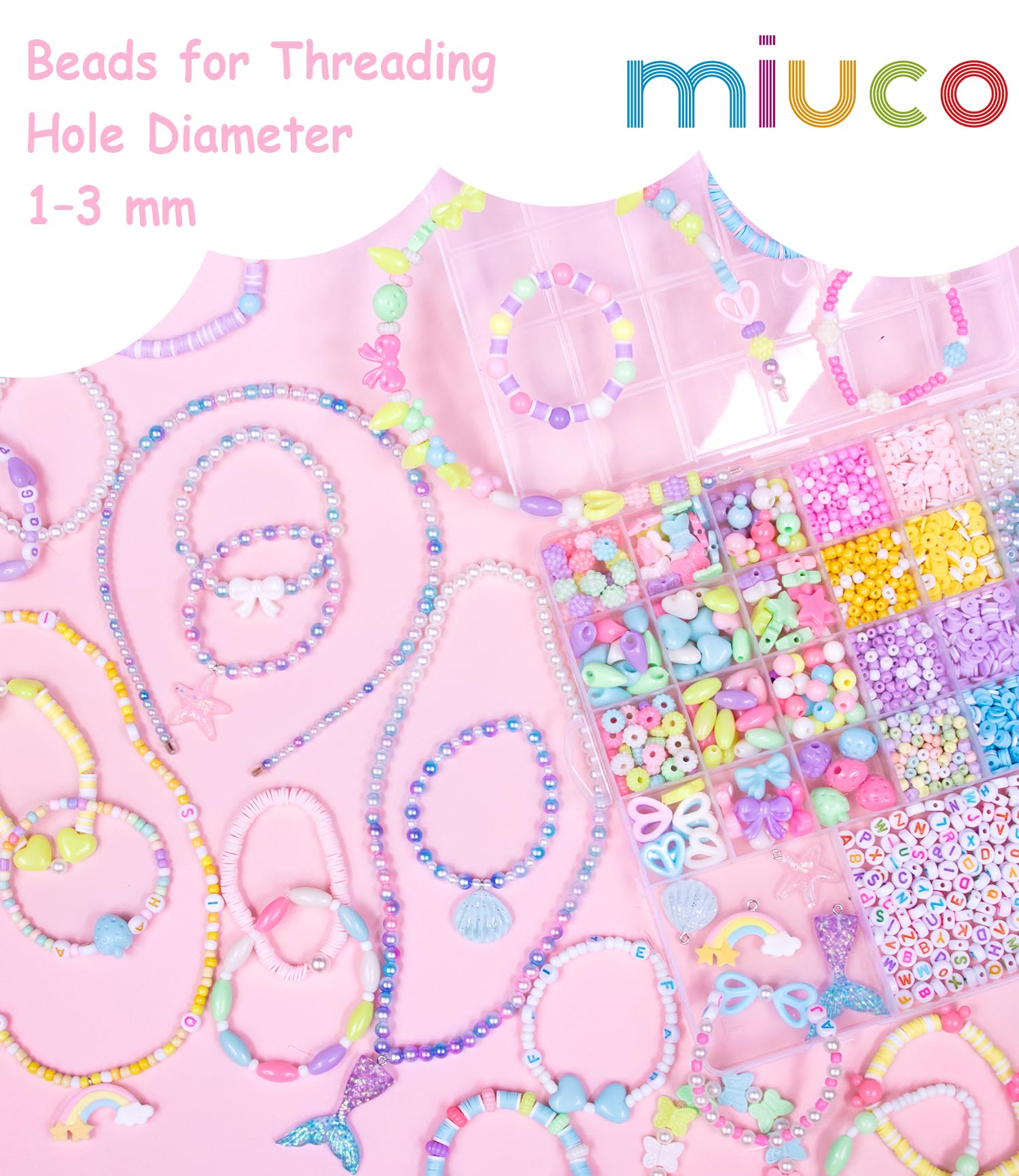 MiuCo bracelet kit includes 6 charms for playful designs