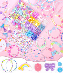 MiuCo bracelet making kit with 720 seed beads for tiny details