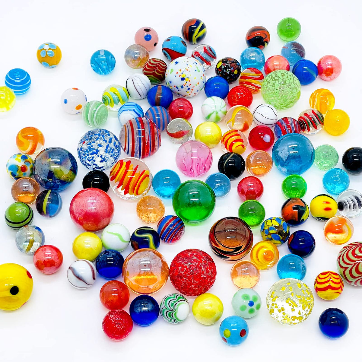 Miutrue 16mm marbles in vibrant colors for classroom play and coordination.
