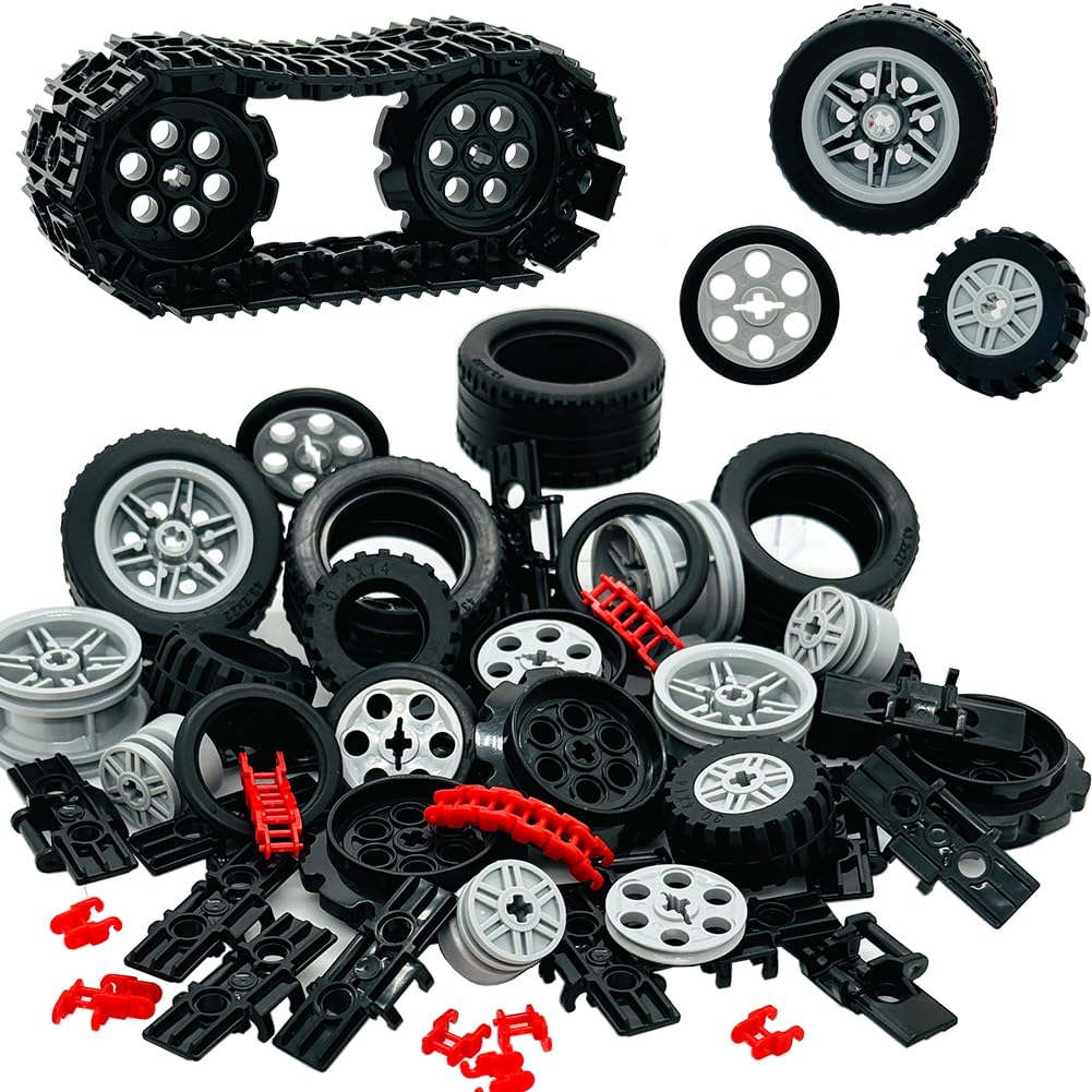 Miutrue technical parts set with 68 gears and wheels for creative construction play