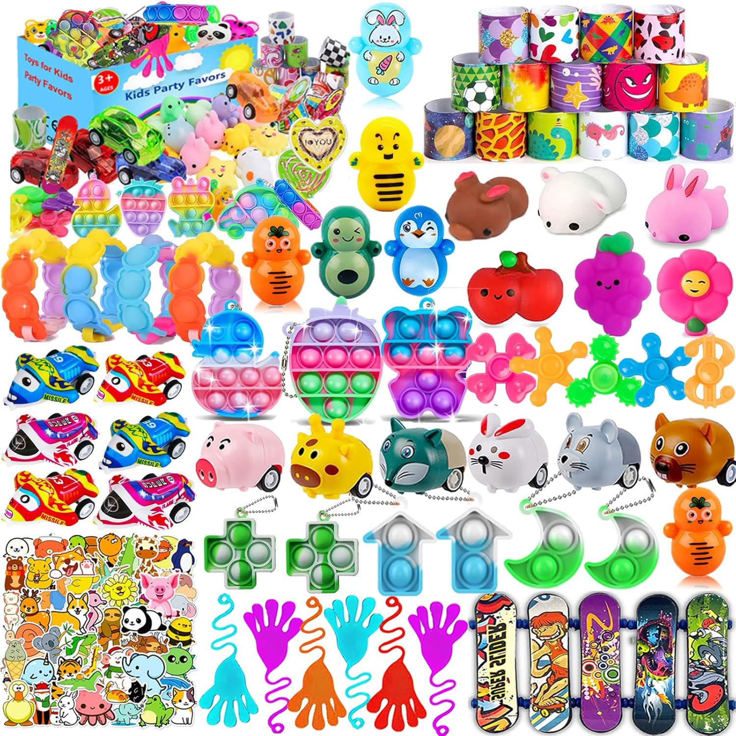 Mivanlin 117 pcs party favors box ready for classroom prizes and party fun