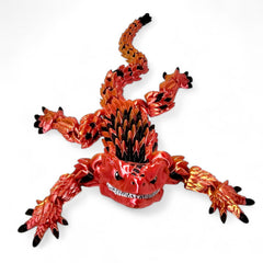 Mivi Collection Armadillo Lizard articulated figure with smooth joints for fidget relief.