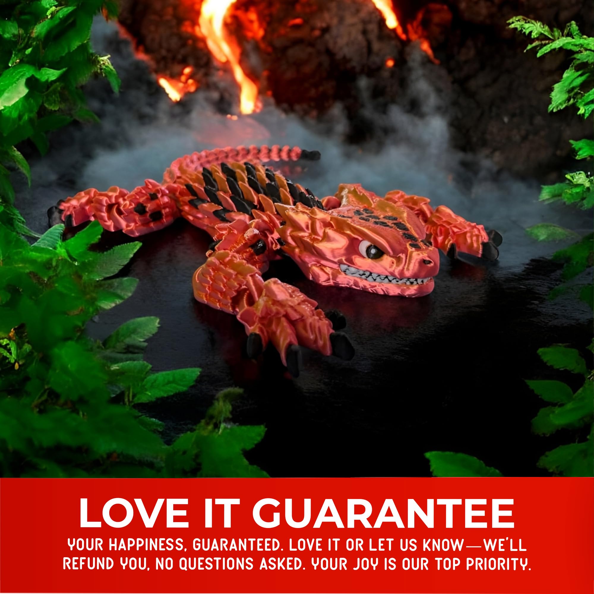 Mivi Collection Armadillo Lizard sparks conversation with vibrant reptile design.