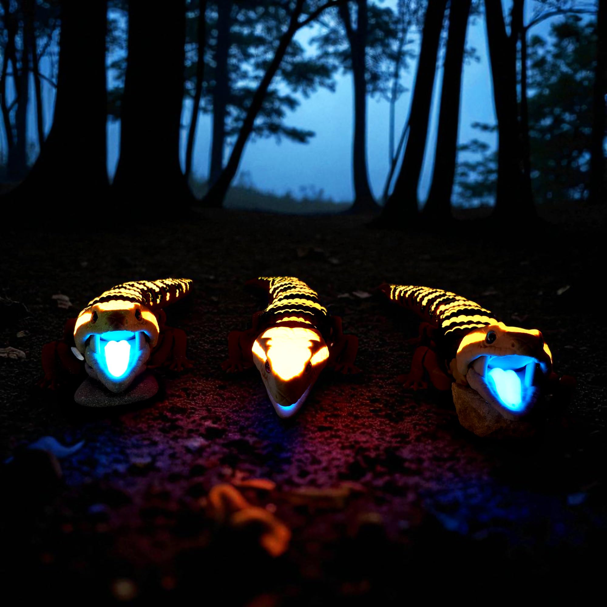 Mivi Collection PLA-printed durable lizard for long-lasting display.