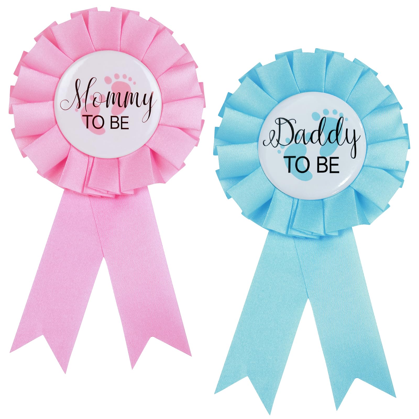 MixPeak Daddy To Be badge pin worn on a shirt for a photo-ready moment