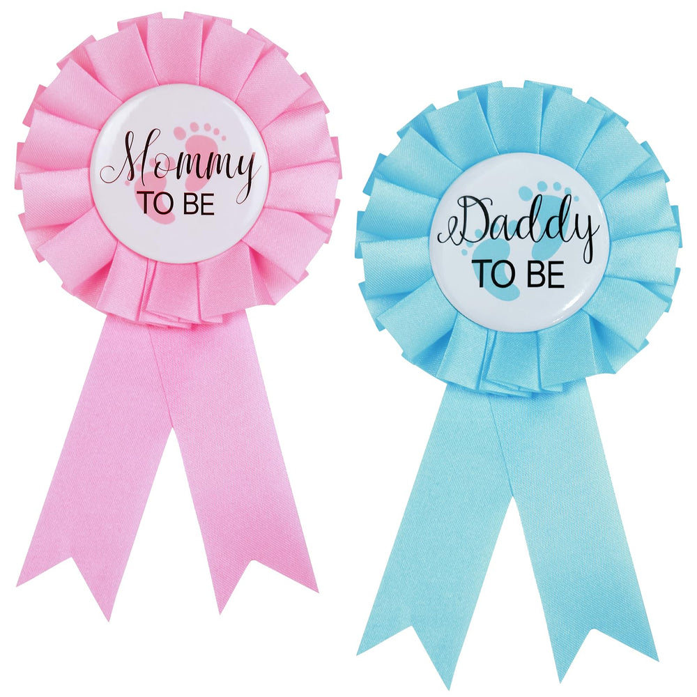 MixPeak Daddy To Be badge pin worn on a shirt for a photo-ready moment