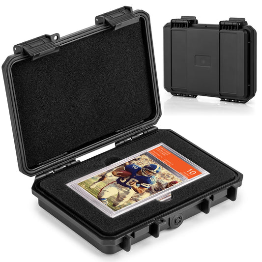 MIXPOET Mini storage box with waterproof seal safeguarding cards on the go.