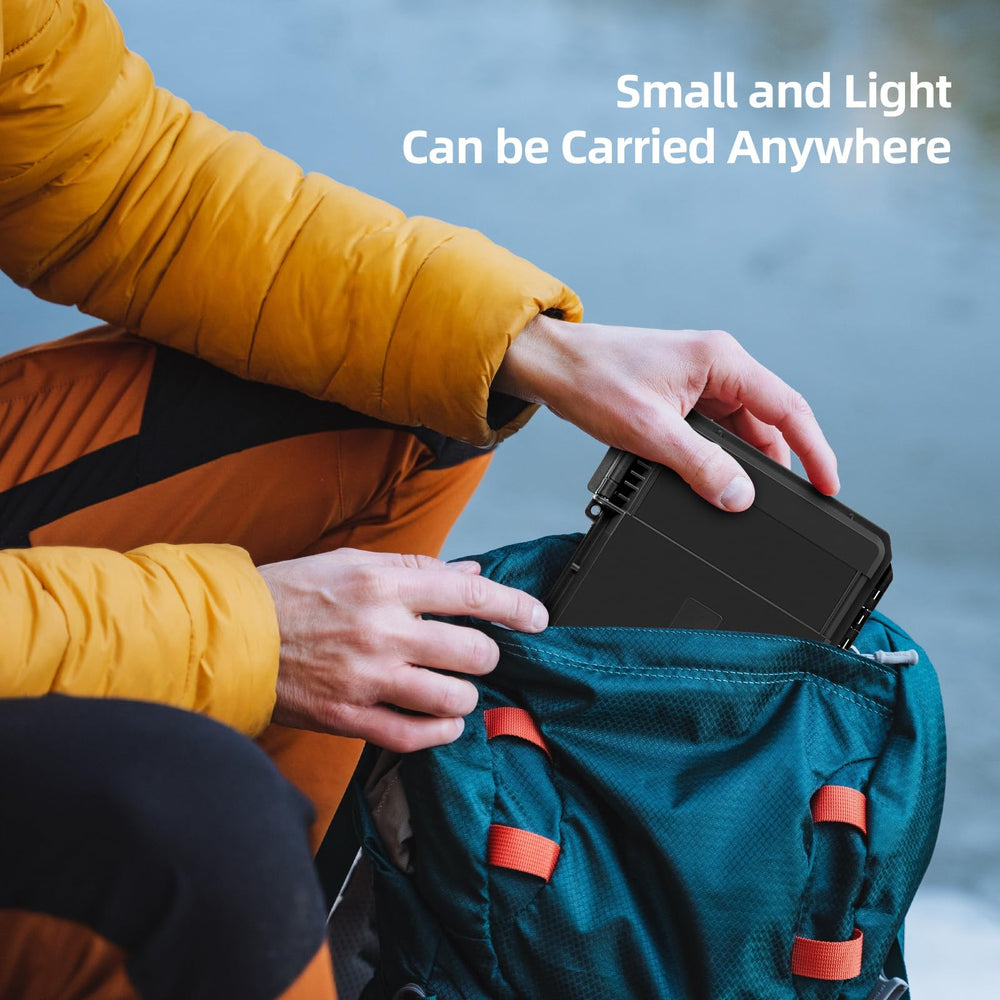 MIXPOET Mini features a lock and pressure release for safe transport.